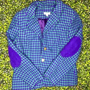 Joan Rivers Houndstooth Blazer